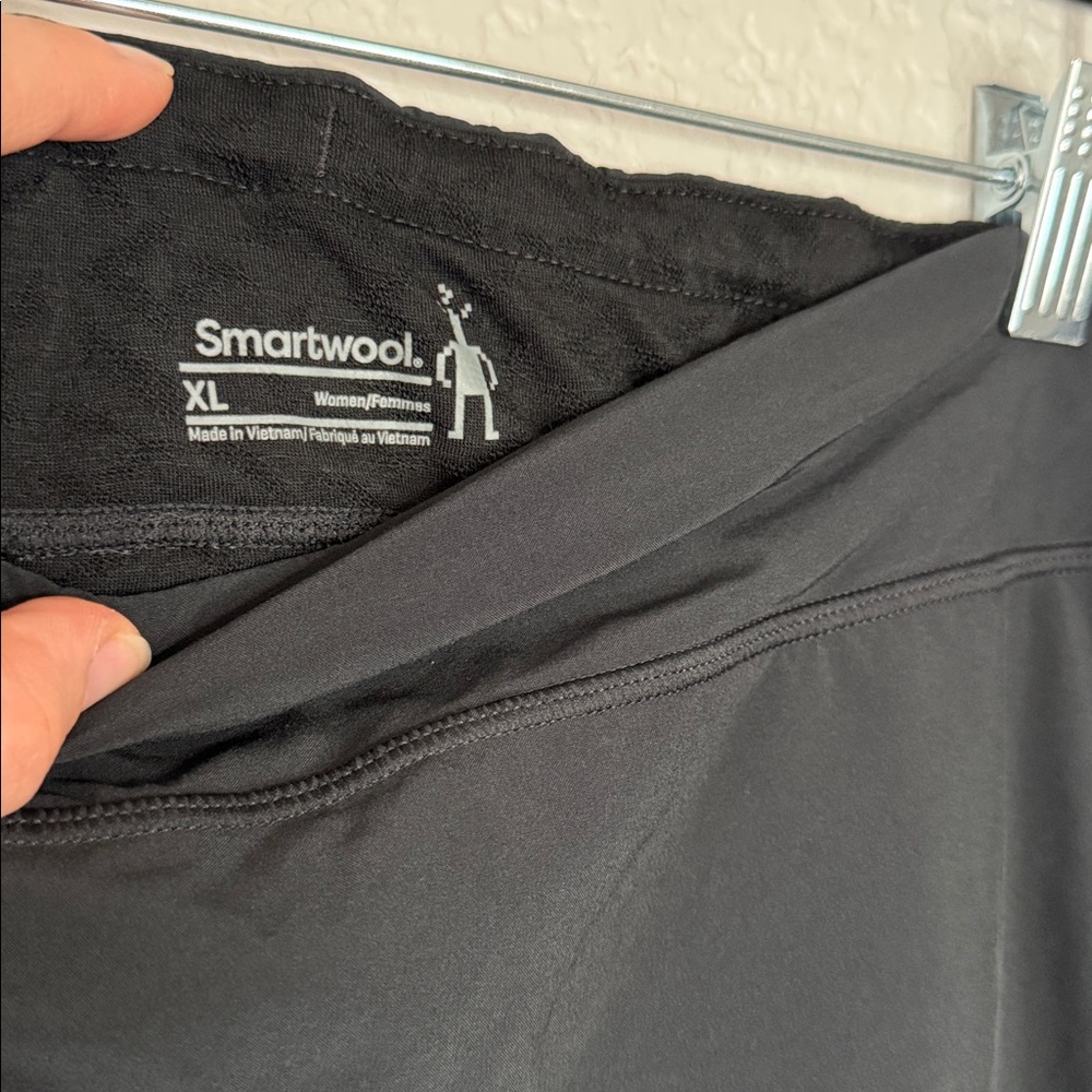 Smartwool Black Skort XL Wool Athletic Hiking Athleisure Outdoor Golf Tennis - Picture 6 of 7